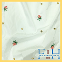 Ivory Silk English rose Bud with Gold