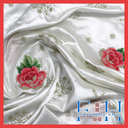Satin Snowflake rose - 1 mtr