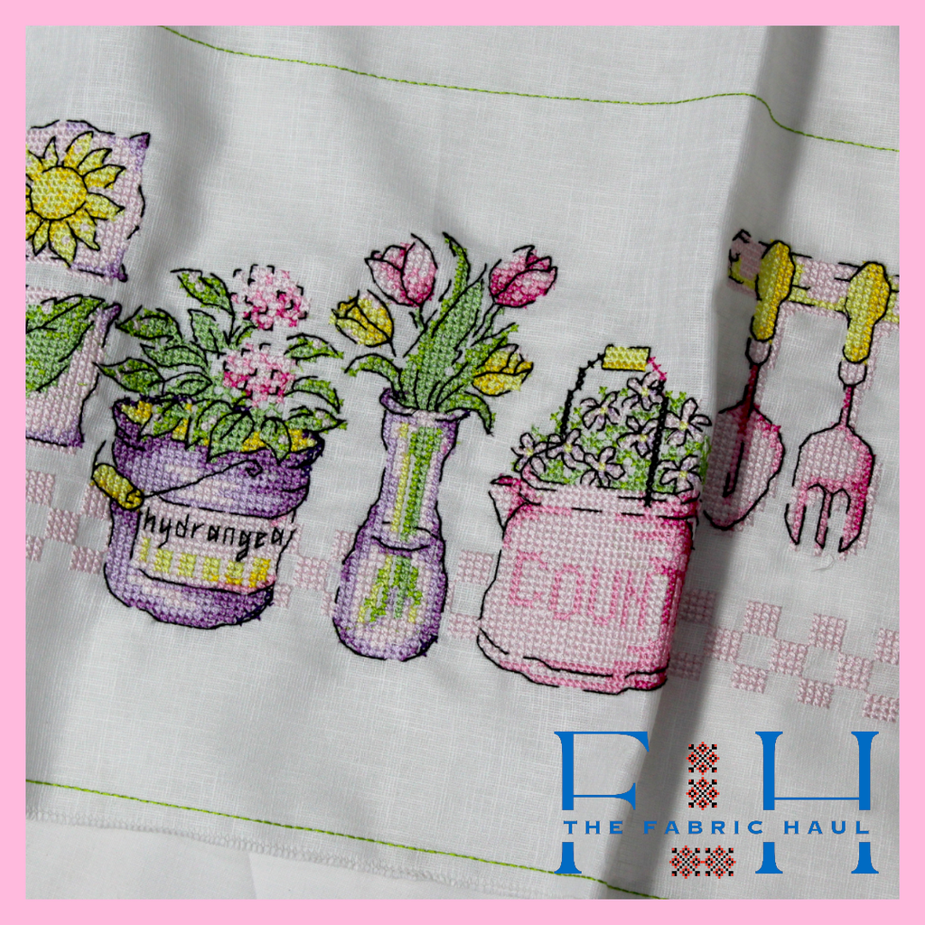 Gardening Cross Stitch Belt - 2mtr