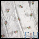Emb rose bud fabric fk