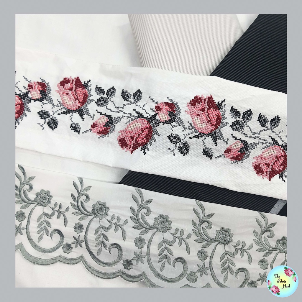 Big rose Kali Cross stitch belt 4 meter
