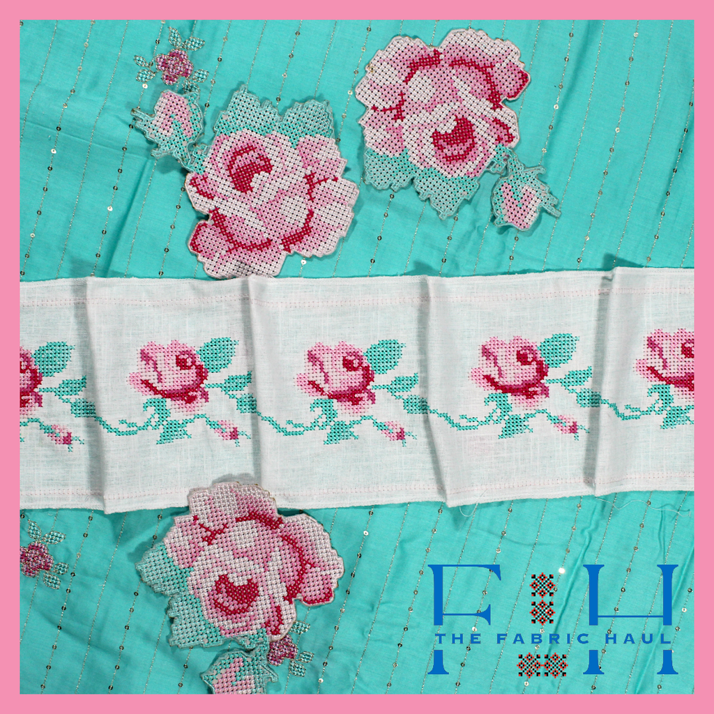CS Belt rose Pink & Mint - 4 mtr