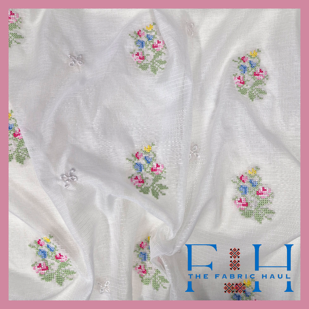 Premium Cotton Kota Doria Fabric - 45 in