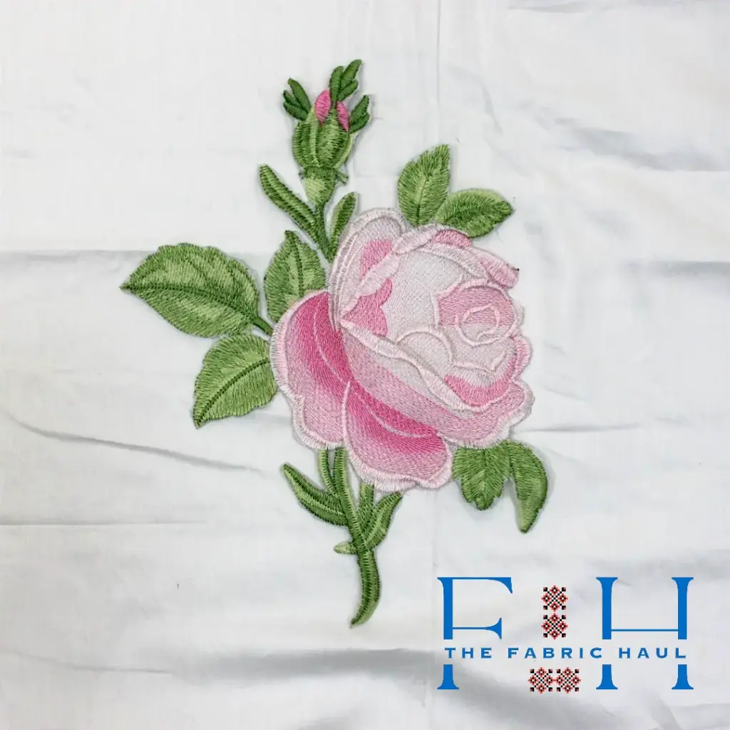 Painted Emb Rose