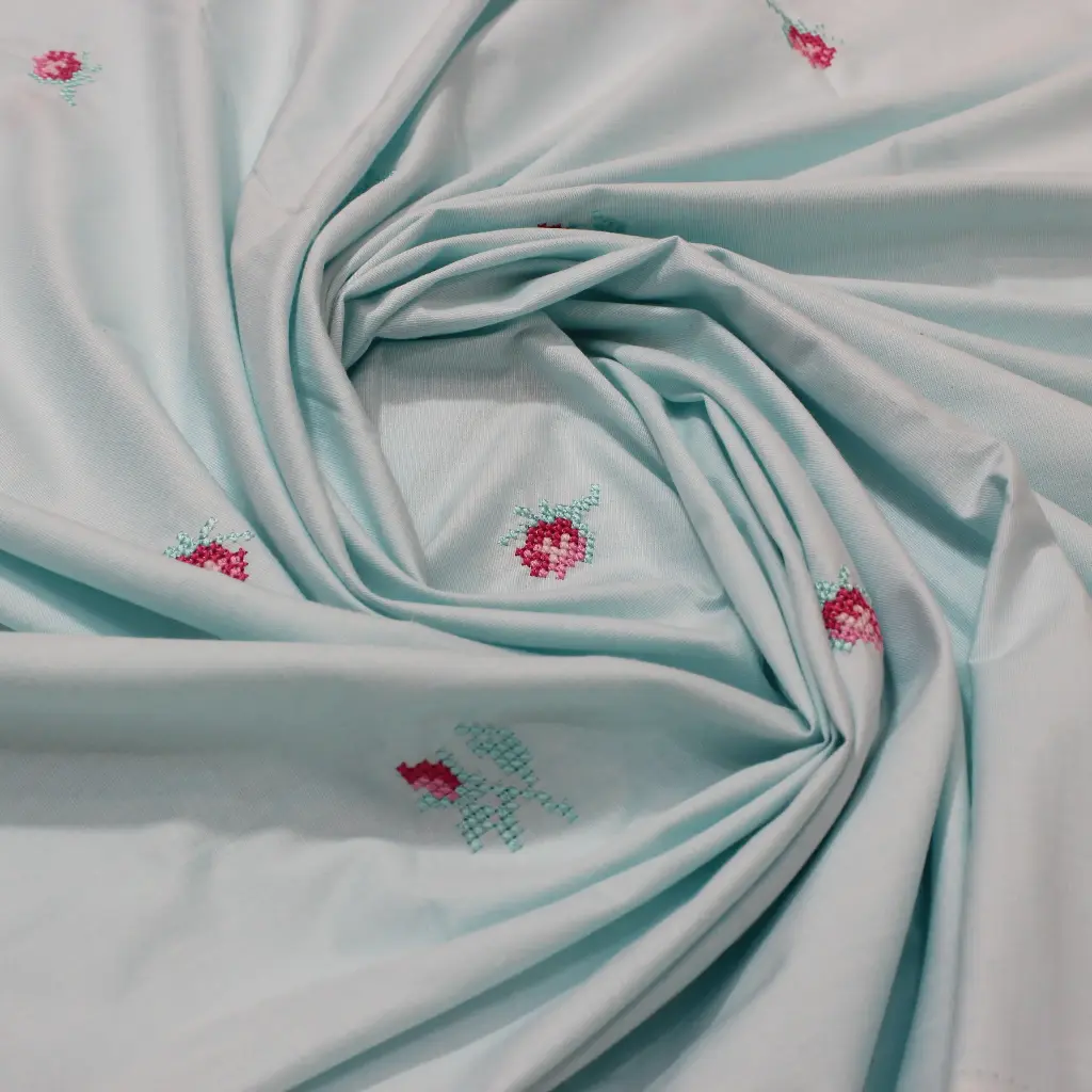 Buds Allover Pink n Mint - 5 mtr