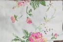 Rose Border On White Base - 2 mtr