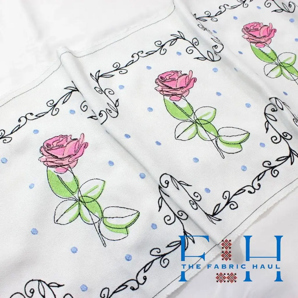 Doodle Frame Emb Belt - 2 mtr