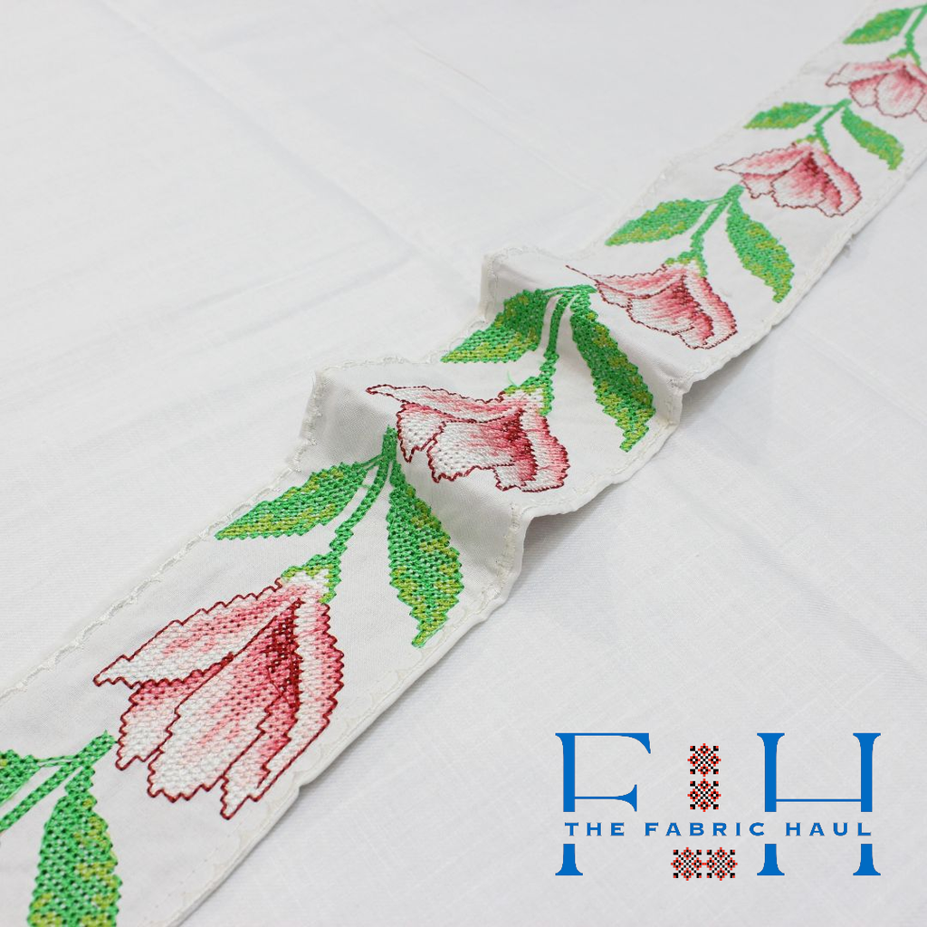 Triumph Tulip Cross Stich Belt - 2 mtrs