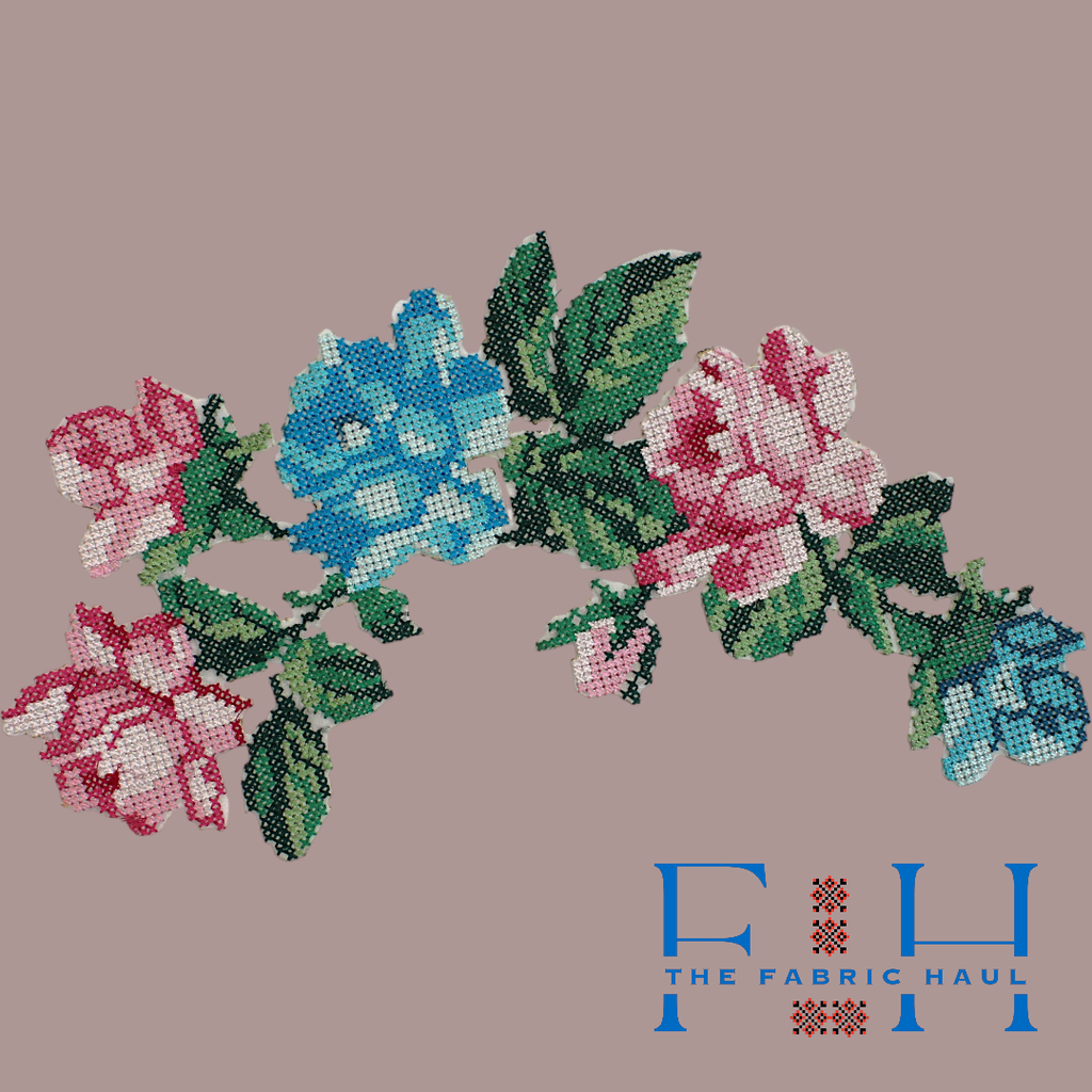 2 Tone Curve Rose  (Blue)