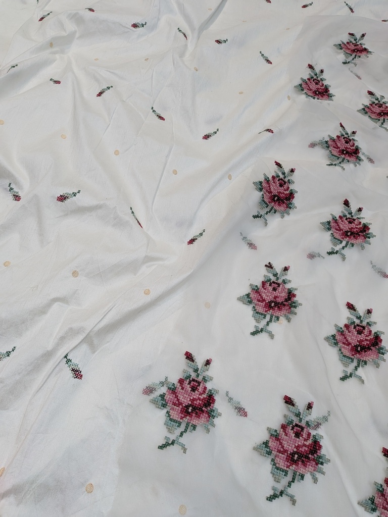 Rustic Silk Butti - 1 mtr