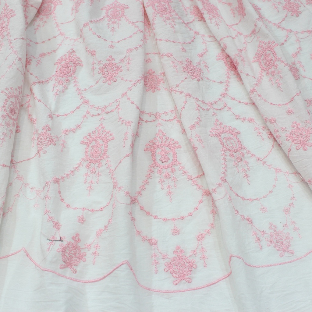 Gothic Waves Fabric - 1 mtr (Pink)