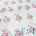 Rustic Rose on Organza - 1mtr