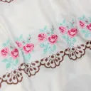 Classic Rose lace fabric - 1 mtr