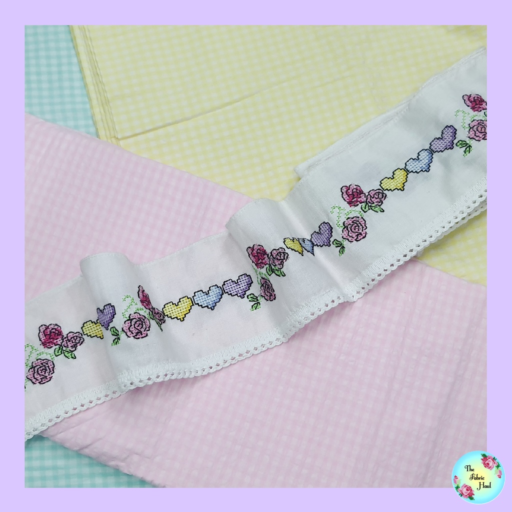 Roses & Hearts Lace - 4 mtr