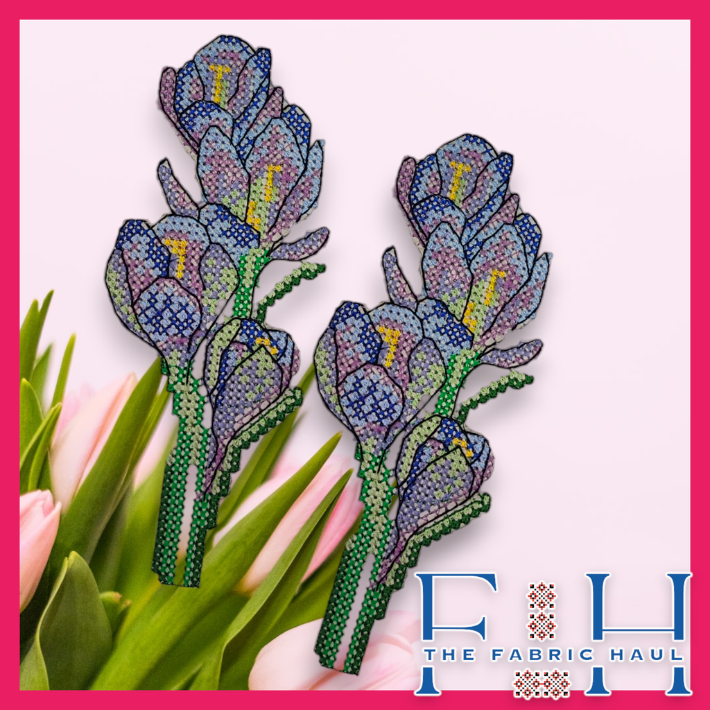 Crocus Tulip Applique