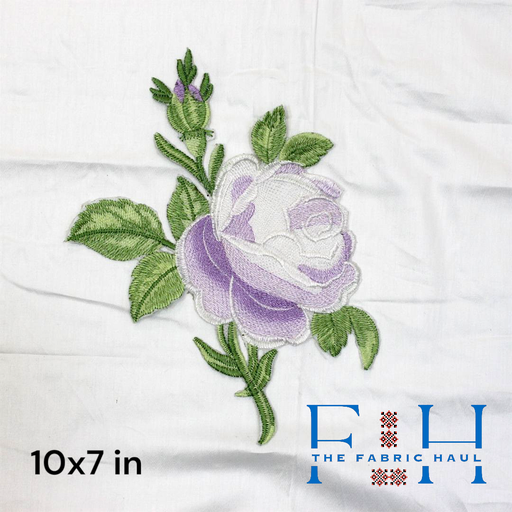 Painted Emb Rose