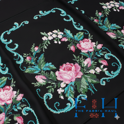 Victorian Mirrors On Black - 1.8 mtr 