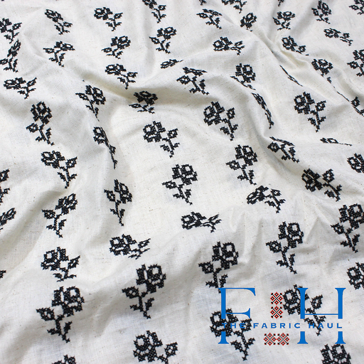 Phulkari Khadi Cotton - 1 mtr