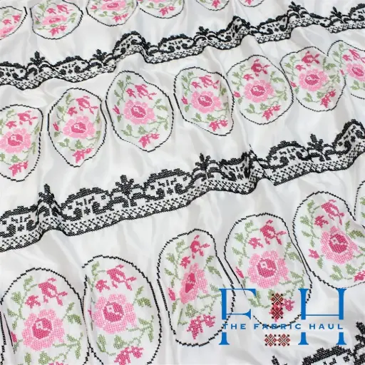 Floral Medallions Frames - 1 mtr