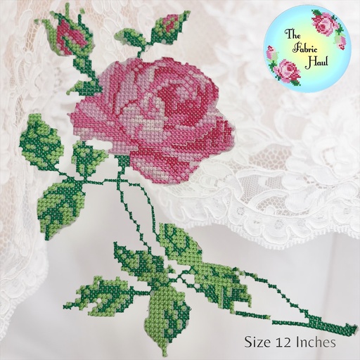 Applique Dainty rose - 1 pc