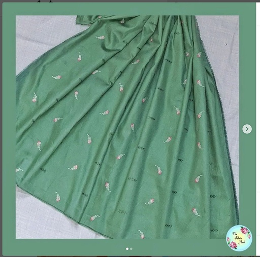 Rose & Feather fabric