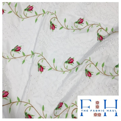 Rose Swirl Hakoba - 1 mtr