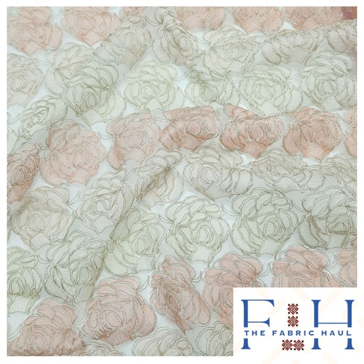 Cord rose net - 1 mtr