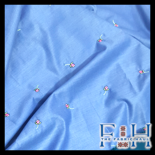 Embroidery Kali Fabric -5 mtr