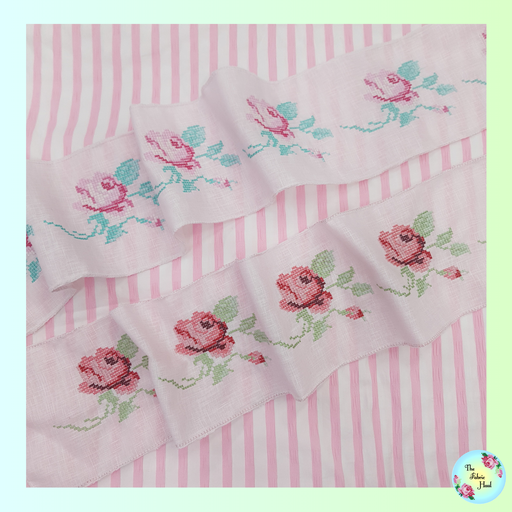 CS Belt rose Pink & Mint - 4 mtr