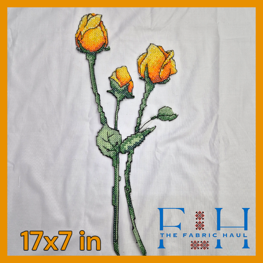 3 Buds Long Stem Rose