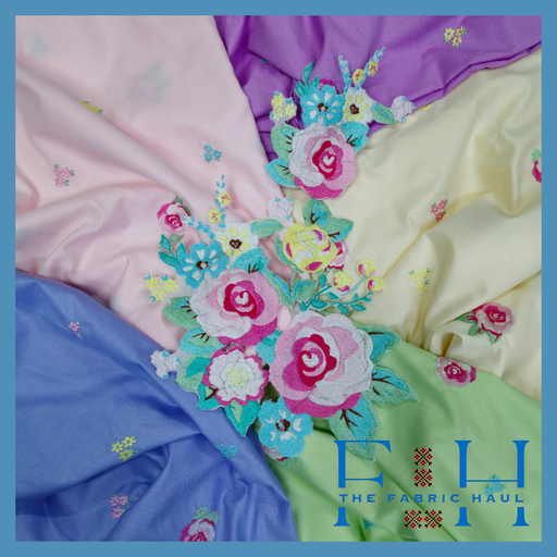 Shabby Chic Rose Fabric - 5 mtr