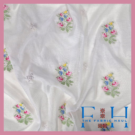Premium Cotton Kota Doria Fabric - 45 in