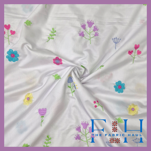 Wild Flower Fabric - 1 mtr